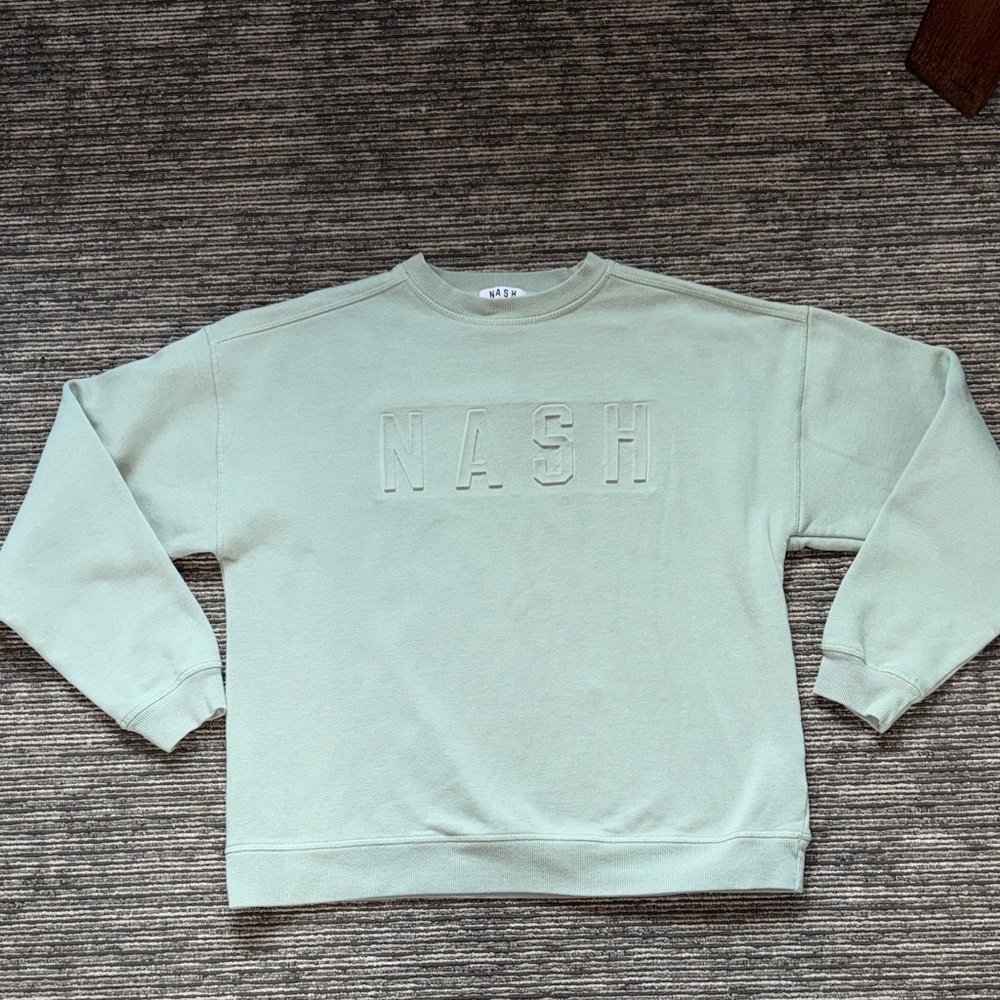 NASH Embossed Sweatshirt Size Small
